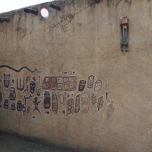 Serenga - Dogon Village murals, 2024-06-23