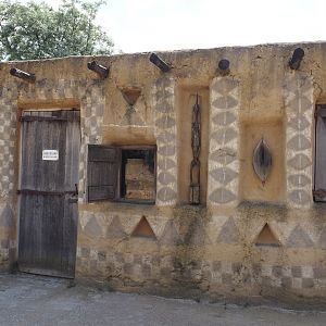 Serenga - Dogon Village - Miniature donkey and rabbit house, 2024-06-23