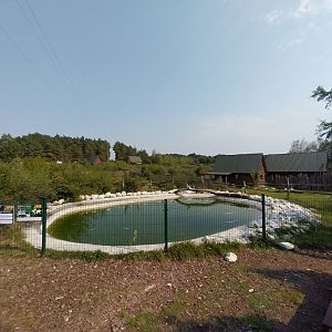 Zoo Lesne Zacisze (Lisow) - Great White Pelican enclosure