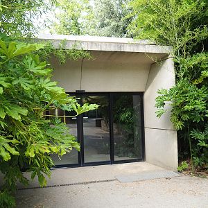 Entrance to okapi house and ape house, 2023-07-22