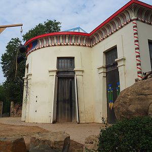 Giraffe side of the Egyptian Temple, 2023-07-22