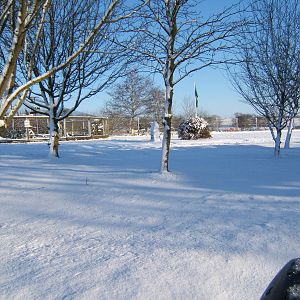 View of a very white Blackbrook