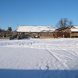 View of a very white Blackbrook entrance