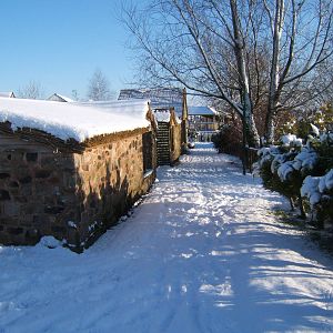 View of a very white Blackbrook