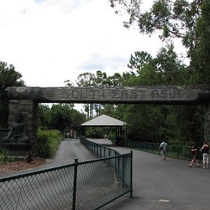 Australia Zoo 2007 - Entrance to the South-East Asia section
