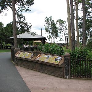 Australia Zoo 2007 - Corner of the Asiatic Elephant exhibit