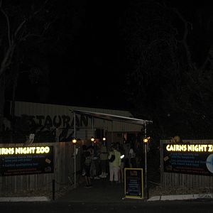 Cairns Night Zoo 2007 - Entrance late at night