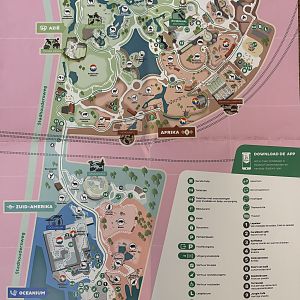 Zoo Map - June 2023 Pride Map