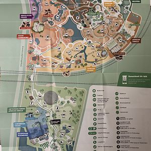 Zoo Map - October 2024