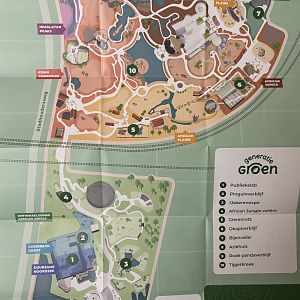 Zoo Map - 2024 (Passport Stamp Version)