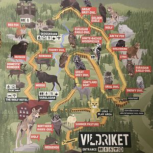 Vildriket: The Nordic Wilderness Center Map - 2024