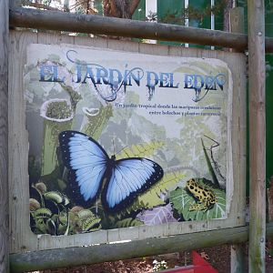 "Jardín del Edén" sign -Faunia (2025)