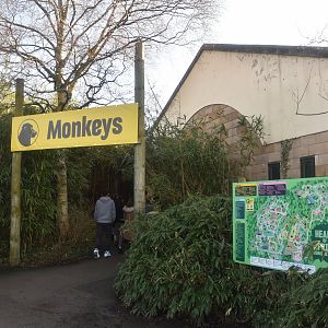 New Signage at Monkey Islands at Chester, 1st February 2025