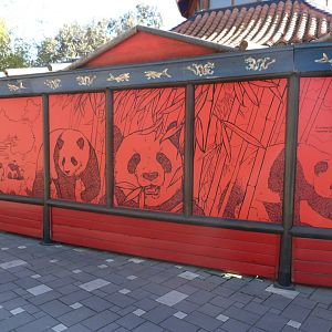 Giant panda building exterior -Zoo Aquarium de Madrid (2025)