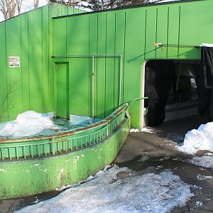 American Beaver enclosure, Kushiro Zoo