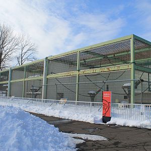 Ape cages, Kushiro Zoo