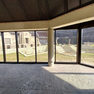 Outside the Orientarium - Covered visitor walkway