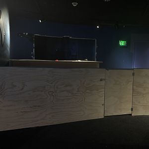 Construction in The Living Coast where the jellies were