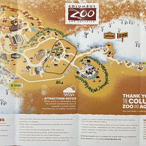 Zoo Map - Winter 2017