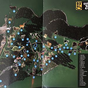 Zoo Map - 2024