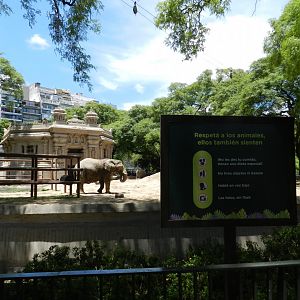 Elephant exhibit - Ecoparque BA