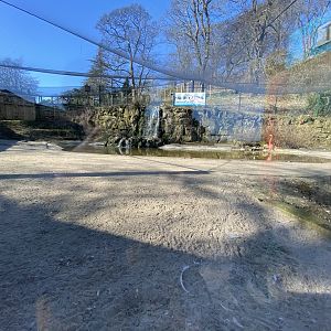 Flamingo enclosure view 1