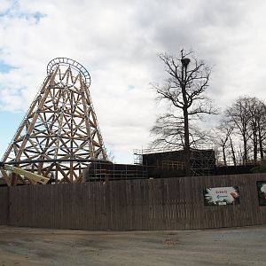 New entrance construction, 2025-03-23