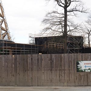 New entrance construction, 2025-03-23