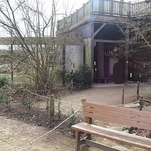 Former main route to Barbary macaques, now blocked, 2025-03-23