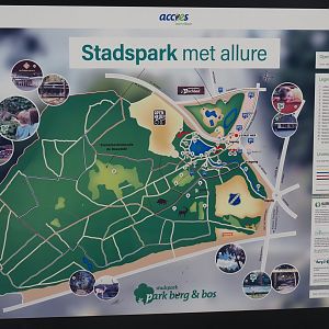 Map of Park Berg & Bos, city and nature park in which Apenheul is located, 2024-08-18
