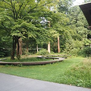 Gardens with winding bench, 2024-08-18