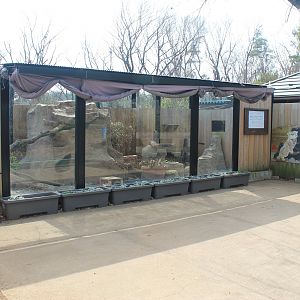 Pallas' Cat enclosure - Saitama Childrens Zoo