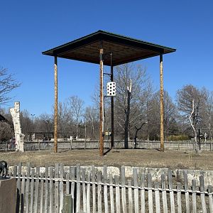New shade structure in Giraffe Enclosure