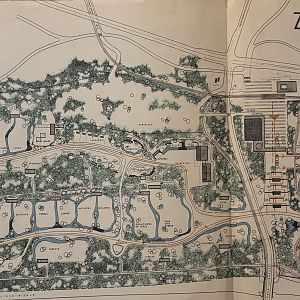 Zoo Map - 1962