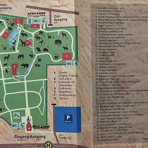 Zoo Map - undated