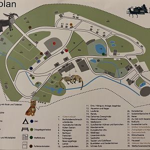 Schwarzwaldzoo Waldkirch Map - undated