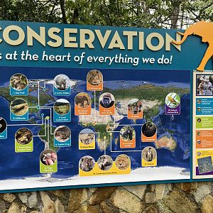 New Conservation Sign in Akiba Plaza