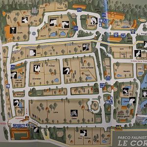 Parco Faunistico Le Cornelle Map - 2006