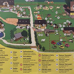 Camel Park Raksi Zoo Map - undated