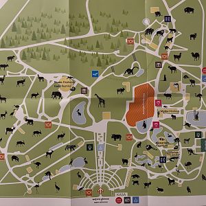 Chorzow Zoo Map - undated