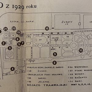 Zoo Map - 1929