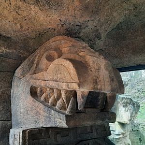 Jaguar Temple Statue