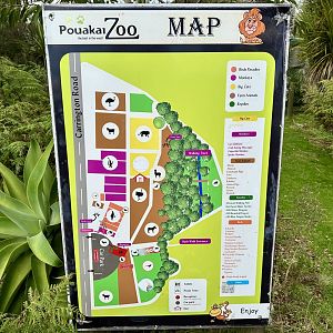 Poukai Zoo Map (2025)