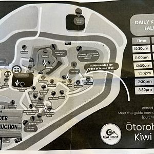 Otorohanga Kiwi House Map (2025)