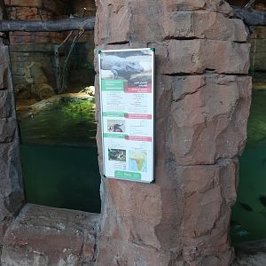 Signage for Crocodile and Turtle Enclosure