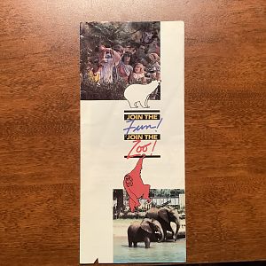 Toledo Zoo Members Guide from the 1990s (No Date)