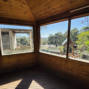 Tree kangaroo viewing area