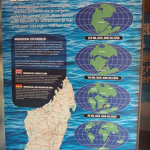 Education building - Geological history of Madagascar signage, 2024-08-18