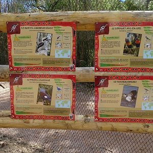 Terra australis aviary -- species sign
