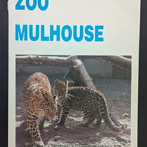 1986 Mulhouse Zoo Guide Book